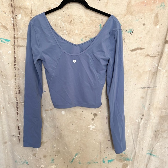 Lululemon Align Long Sleeve Shirt, Water Drop - Picture 3 of 3